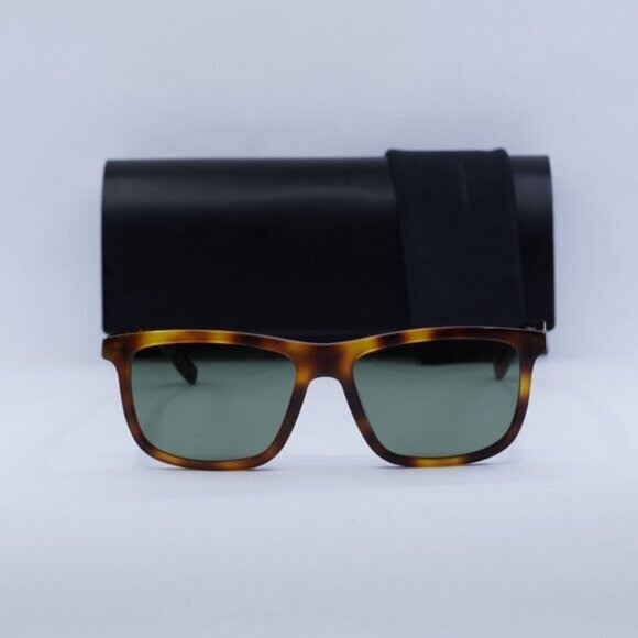 Final Price! Saint Laurent SL501 003 Havana/Green Sunglasses - Picture 4 of 12